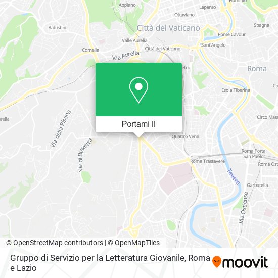 Mappa Gruppo di Servizio per la Letteratura Giovanile