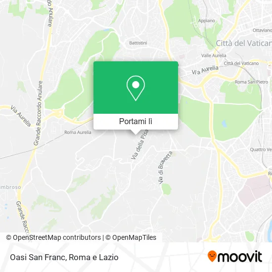 Mappa Oasi San Franc