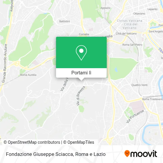 Mappa Fondazione Giuseppe Sciacca