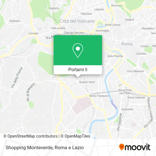 Mappa Shopping Monteverde