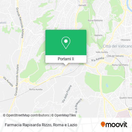 Mappa Farmacia Rapisarda Rizzo