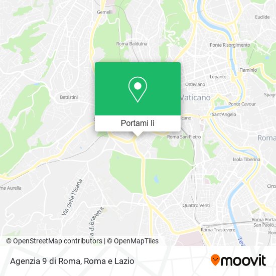 Mappa Agenzia 9 di Roma