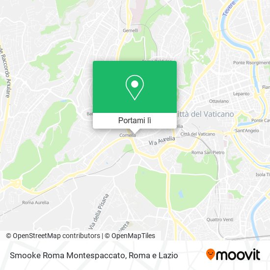 Mappa Smooke Roma Montespaccato