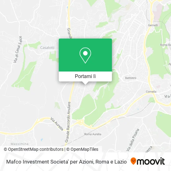 Mappa Mafco Investment Societa' per Azioni