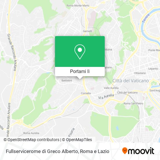 Mappa Fullservicerome di Greco Alberto