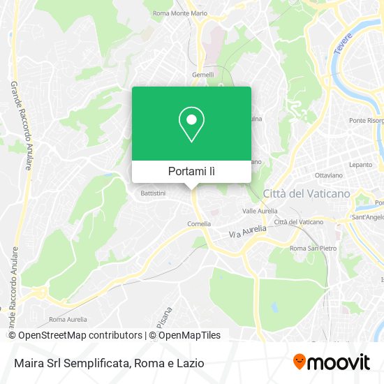 Mappa Maira Srl Semplificata