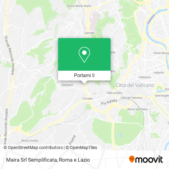 Mappa Maira Srl Semplificata