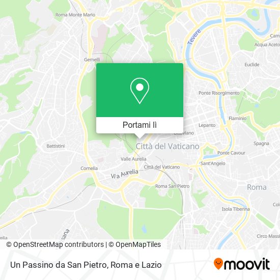 Mappa Un Passino da San Pietro