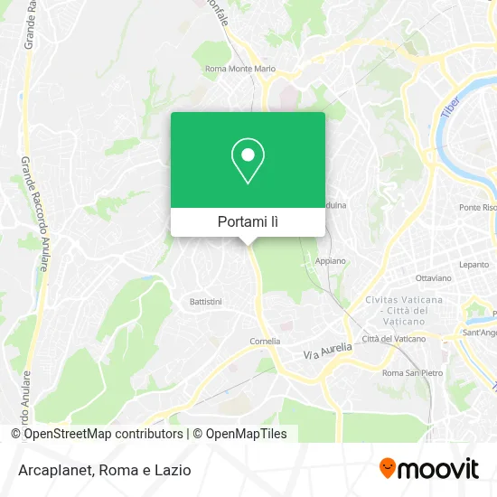 Mappa Arcaplanet