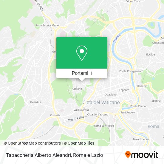 Mappa Tabaccheria Alberto Aleandri