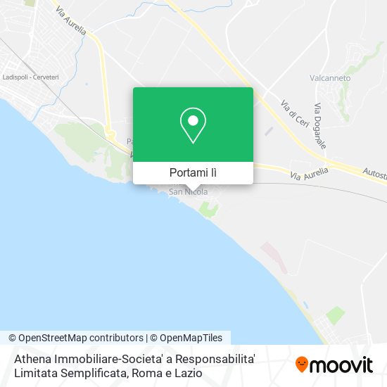 Mappa Athena Immobiliare-Societa' a Responsabilita' Limitata Semplificata