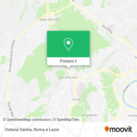 Mappa Osteria Carina