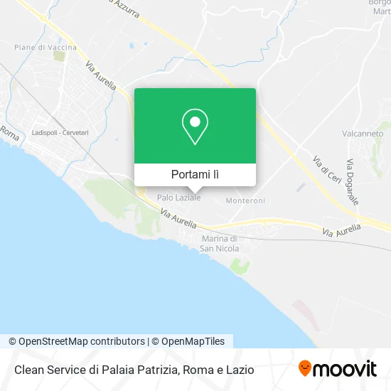 Mappa Clean Service di Palaia Patrizia