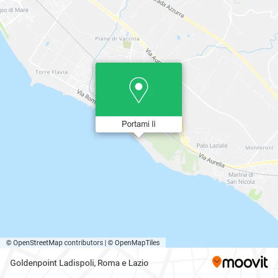 Mappa Goldenpoint Ladispoli