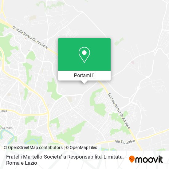 Mappa Fratelli Martello-Societa' a Responsabilita' Limitata
