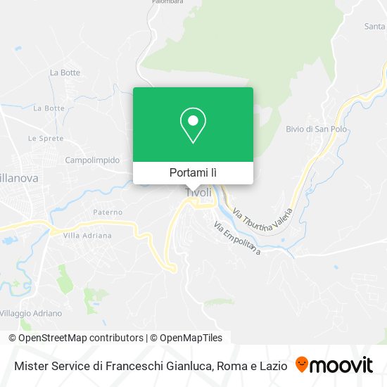 Mappa Mister Service di Franceschi Gianluca