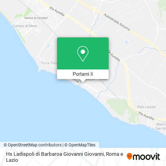 Mappa Hs Ladispoli di Barbaroa Giovanni Giovanni