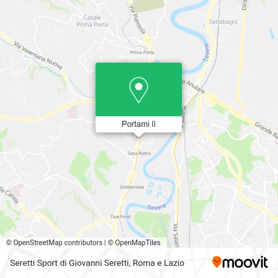 Mappa Seretti Sport di Giovanni Seretti