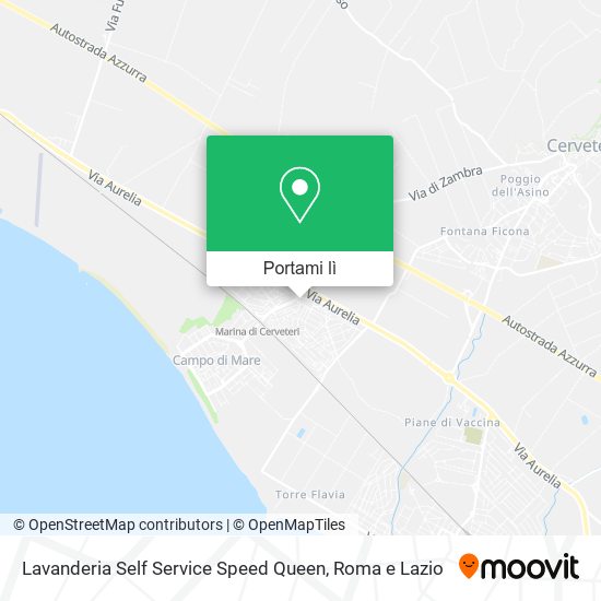 Mappa Lavanderia Self Service Speed Queen