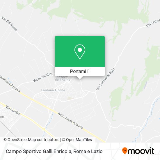 Mappa Campo Sportivo Galli Enrico a