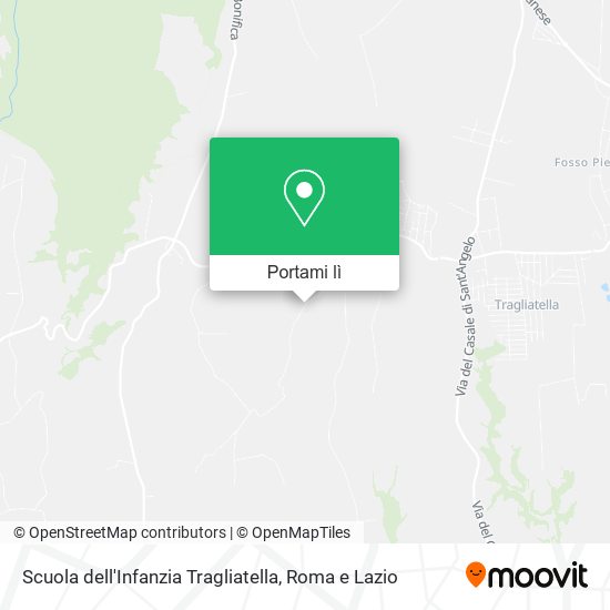 Mappa Scuola dell'Infanzia Tragliatella