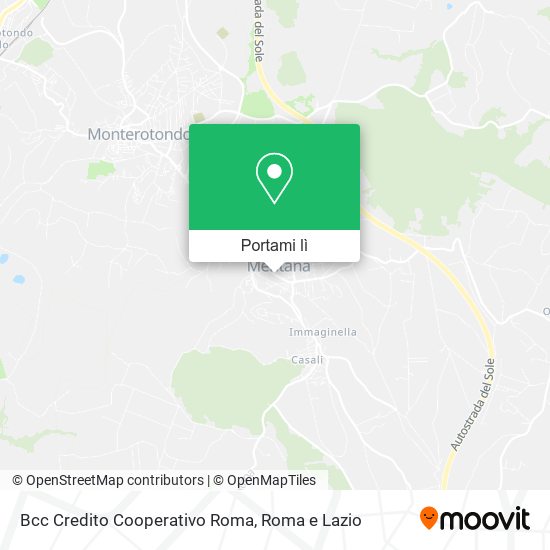 Mappa Bcc Credito Cooperativo Roma