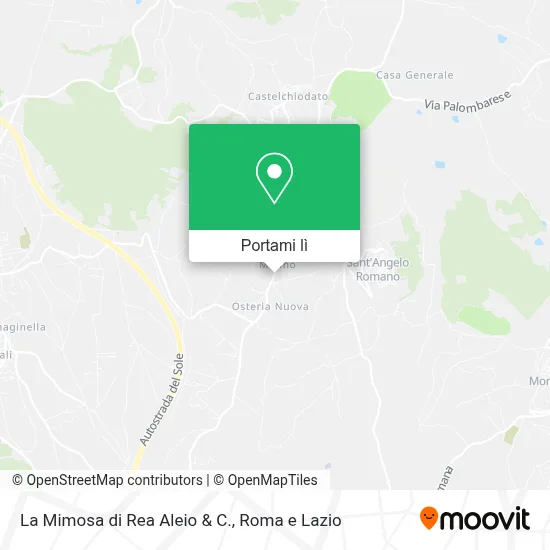 Mappa La Mimosa di Rea Aleio & C.