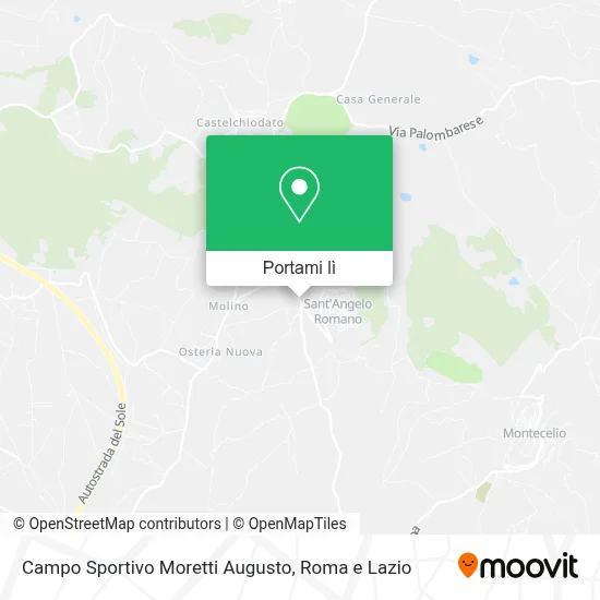 Mappa Campo Sportivo Moretti Augusto