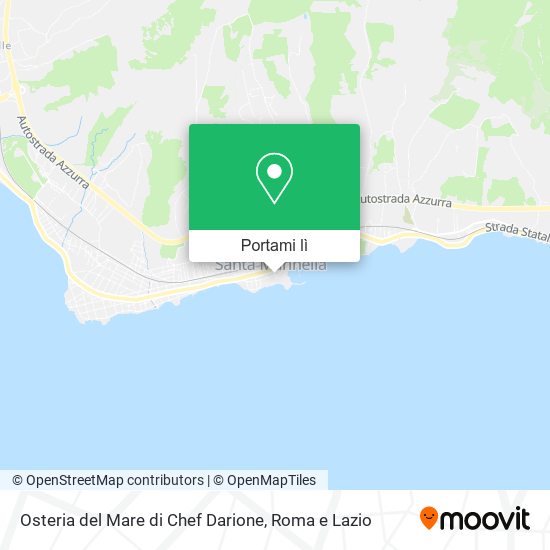 Mappa Osteria del Mare di Chef Darione