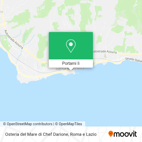 Mappa Osteria del Mare di Chef Darione
