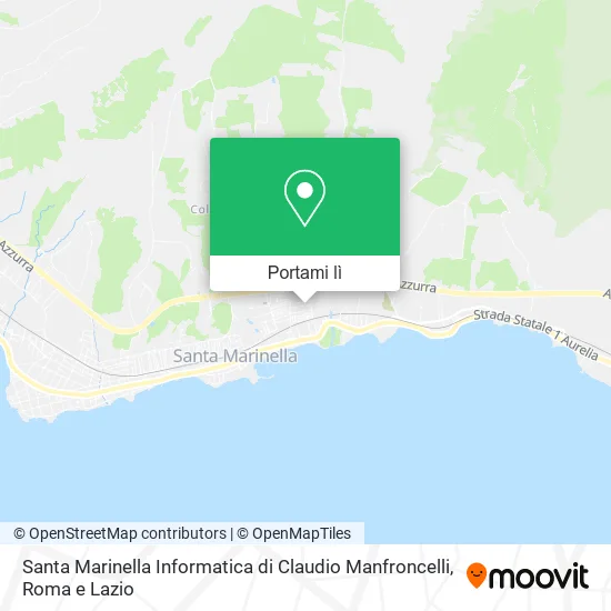 Mappa Santa Marinella Informatica di Claudio Manfroncelli