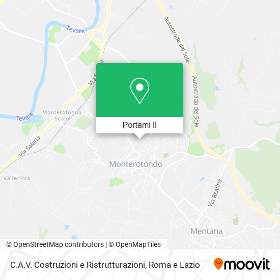 Mappa C.A.V. Costruzioni e Ristrutturazioni