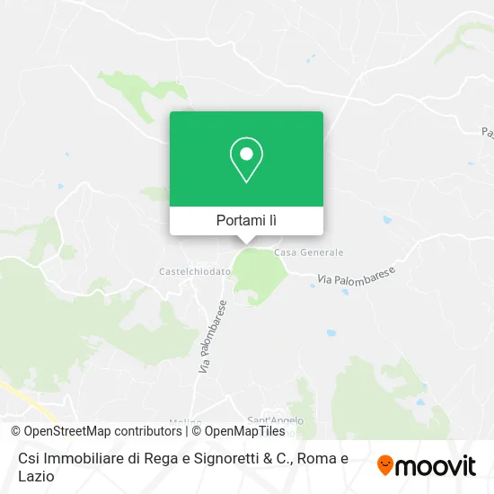 Mappa Csi Immobiliare di Rega e Signoretti & C.