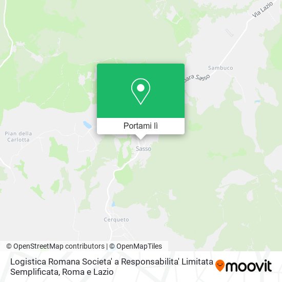 Mappa Logistica Romana Societa' a Responsabilita' Limitata Semplificata