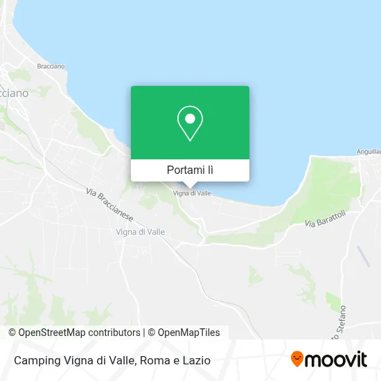 Mappa Camping Vigna di Valle