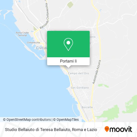 Mappa Studio Bellaiuto di Teresa Bellaiuto