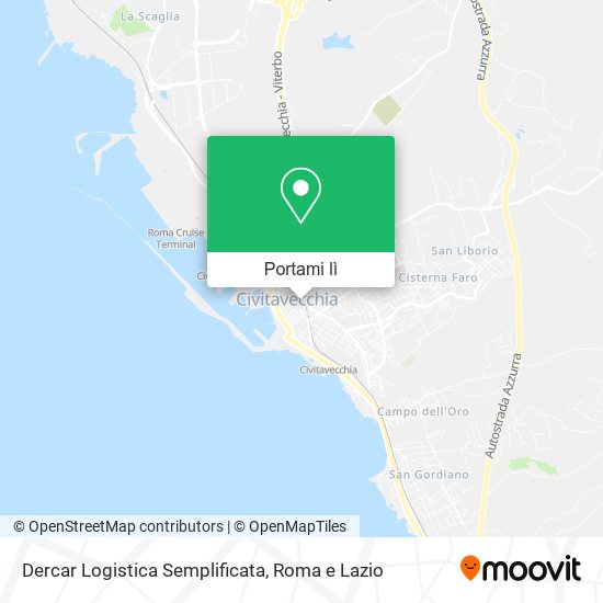 Mappa Dercar Logistica Semplificata