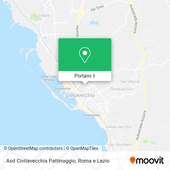 Mappa Asd Civitavecchia Pattinaggio