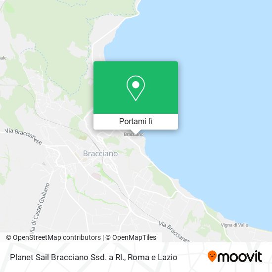 Mappa Planet Sail Bracciano Ssd. a Rl.