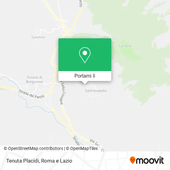Mappa Tenuta Placidi