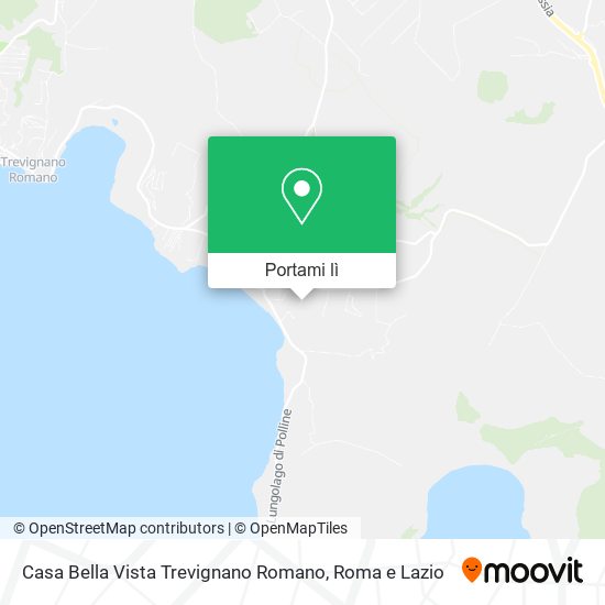 Mappa Casa Bella Vista Trevignano Romano