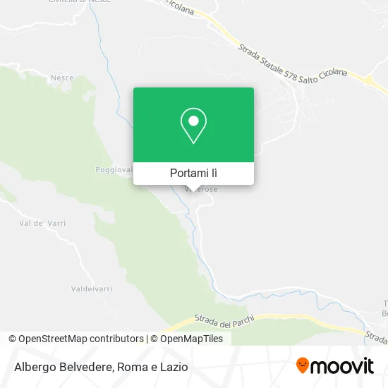 Mappa Albergo Belvedere