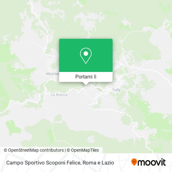Mappa Campo Sportivo Scoponi Felice