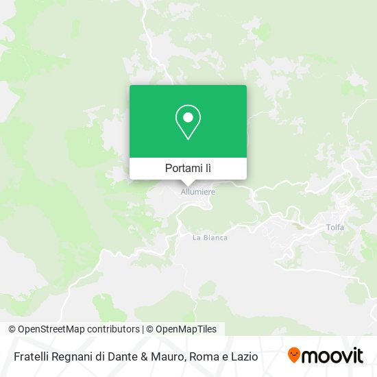 Mappa Fratelli Regnani di Dante & Mauro