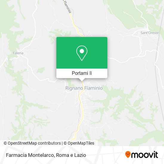 Mappa Farmacia Montelarco
