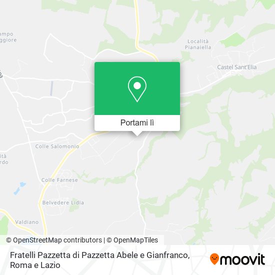 Mappa Fratelli Pazzetta di Pazzetta Abele e Gianfranco