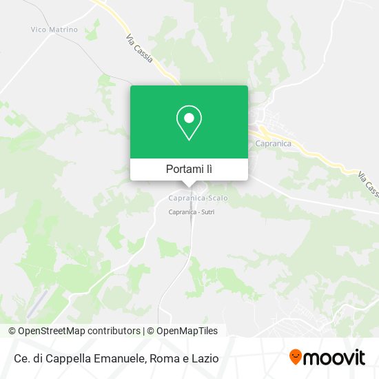Mappa Ce. di Cappella Emanuele
