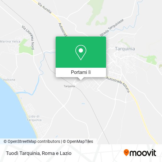 Mappa Tuodì Tarquinia