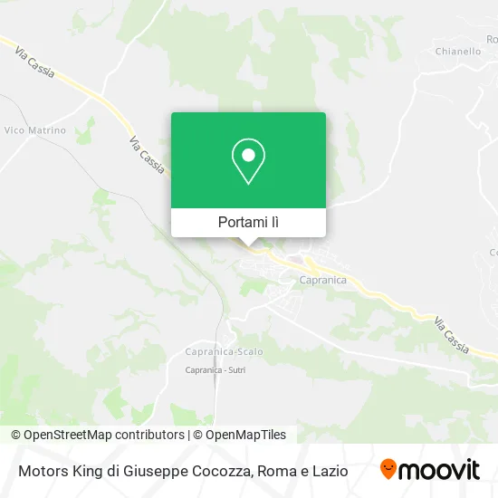 Mappa Motors King di Giuseppe Cocozza