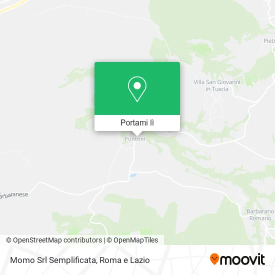 Mappa Momo Srl Semplificata